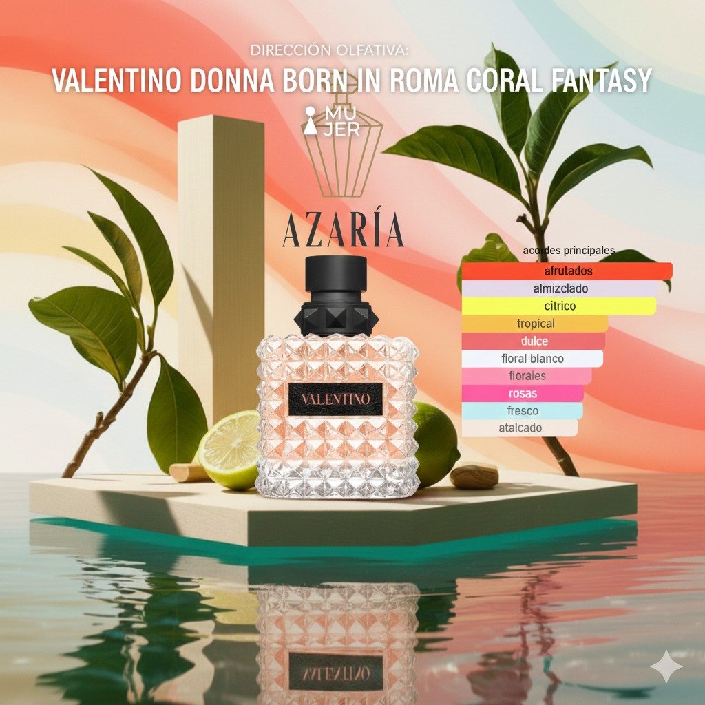 Inspiración Valentino Born In Roma Coral Fantasy